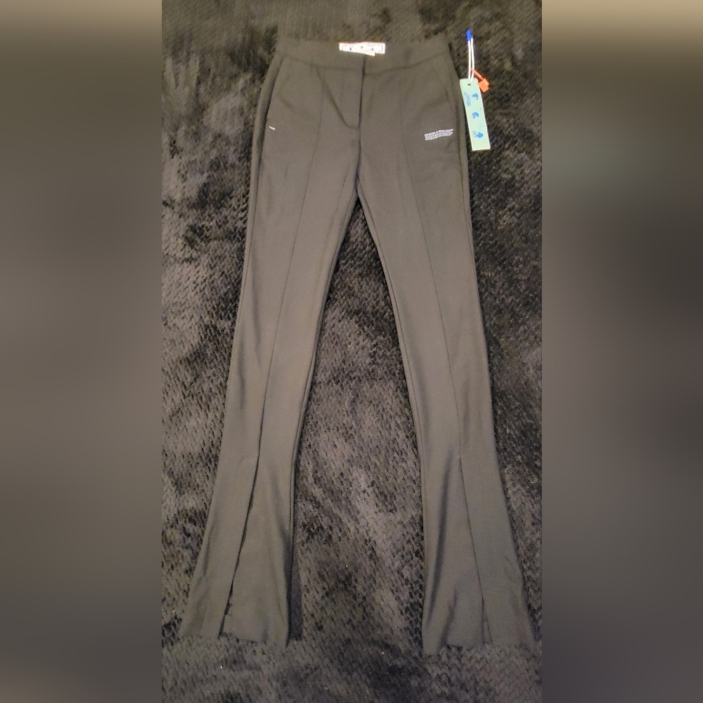 OFF-WHITE Black Corporate Trousers